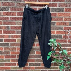 Kenneth Cole Reaction Black Jogger Sweatpants